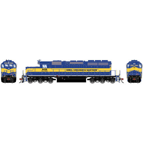Athearn ~ HO Scale ~ SD40-2 ~ Iowa, Chicago & Eastern #6439 (City of Calmer) ~ DC ~ 3736