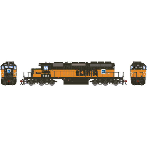 Athearn ~ HO Scale ~ SD40-2 ~ EMDX #6082 ~ Primed for Grime ~ DCC & Sound ~ 3799