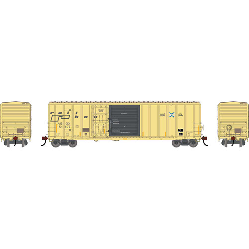 Athearn ~ HO Scale ~ 50' FMC 5277 Combo Door Box Car ~ Railbox #51127 ~ Primed for Grime ~ 3860