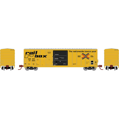 Athearn ~ N Scale ~ 50' FMC 5277 Combo Door Box Car ~ Railbox #51004 ~ 3874