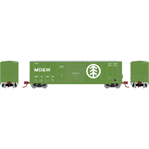 Athearn ~ N Scale ~ 50' FMC 5277 Combo Door Box Car ~ Minnesota, Dakota & Western #10118 ~ 3901