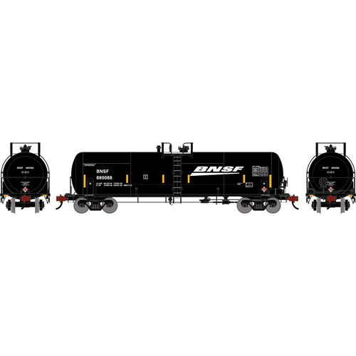 Athearn ~ HO Scale ~ 20,900 Gallon Acid Tank Car ~ BNSF #880088 ~ 3910