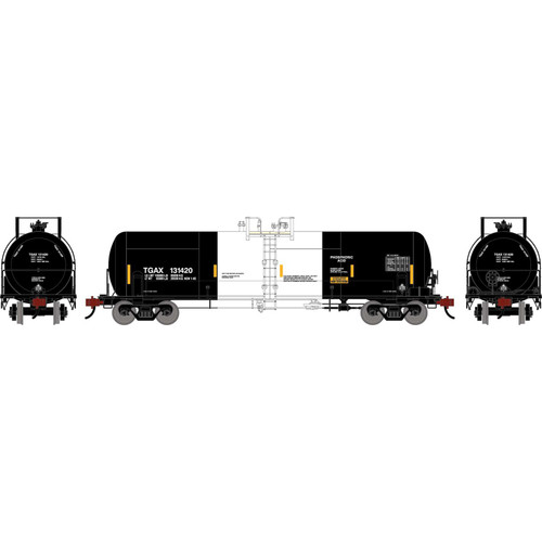 Athearn ~ HO Scale ~ 20,900 Gallon Acid Tank Car ~ TGAX #131420 ~ 3918