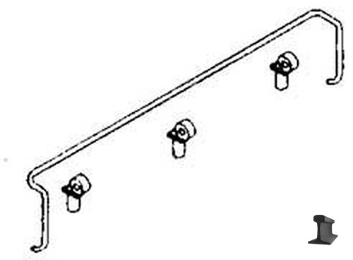 Cal Scale ~ HO Scale ~ Coupler Lift Bar & Stanchions ~ 476