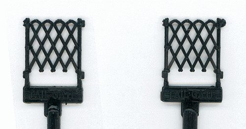Cal Scale ~ HO Scale ~ Passenger Car Safety Gate ~ Plastic Pair ~ 486