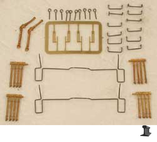 Cal Scale ~ HO Scale ~ Detail Kit for Athearn SW1500, SW1000 ~ 525