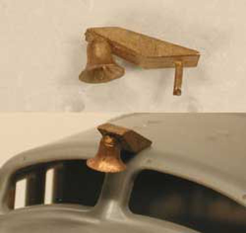 Cal Scale ~ HO Scale ~ Bangor & Aroostook Bell & Bracket ~ 539