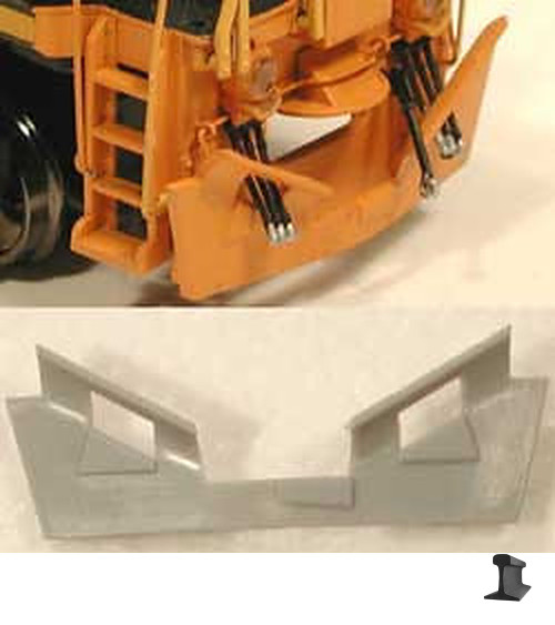 Cal Scale ~ HO Scale ~ BC Snow Plow ~ Plastic ~ 587