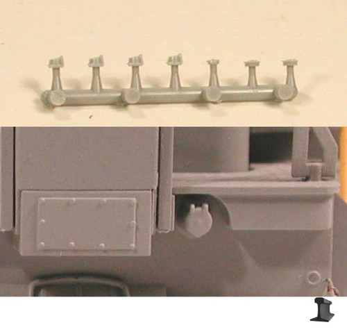 Cal Scale ~ HO Scale ~ MU Receptacle Set ~ Plastic ~ 618