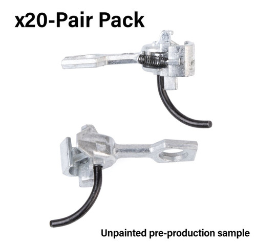 Walthers Proto ~ HO Scale ~ ProtoMAX Double Shelf Coupler ~ 20 Pairs ~ 920-6008