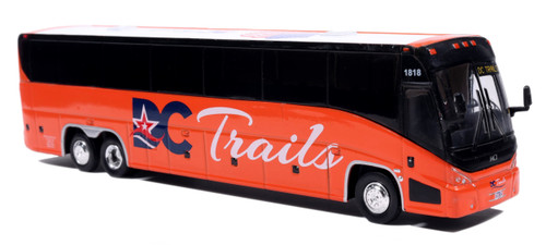 Iconic Replicas ~ HO Scale ~ MCI J4500 Coach ~ Assembled ~ DC Trails ~ 87-0688