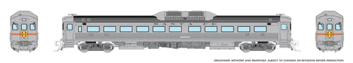 Rapido ~ N Scale ~ Budd RDC-1 ~ 2-Pack ~ Santa Fe #DC-191 + DC-192 ~ Phase 1 ~ DC ~ 516502