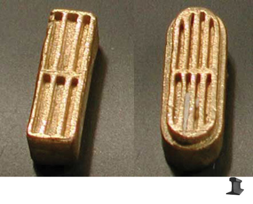 Cal Scale ~ HO Scale ~ HO U25B Exhaust Stack ~ 2 Pieces ~ 633