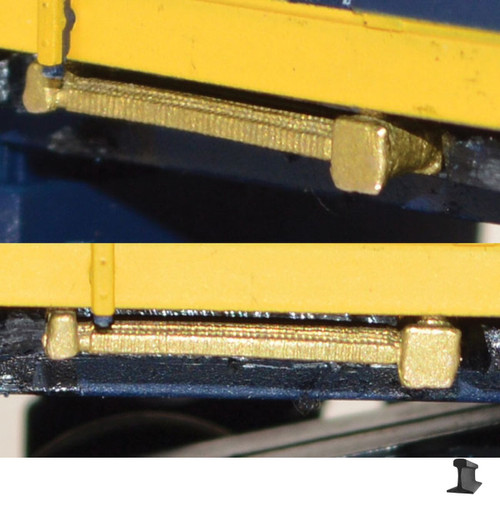 Cal Scale ~ HO Scale ~ Alco Cooler Horizontal Mount ~ 658