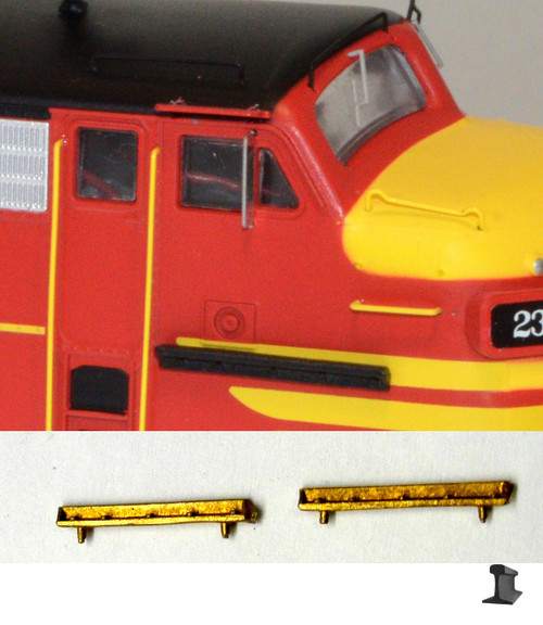 Cal Scale ~ HO Scale ~ F Unit Cab Nose Walk ~ 2 Pieces ~ 680