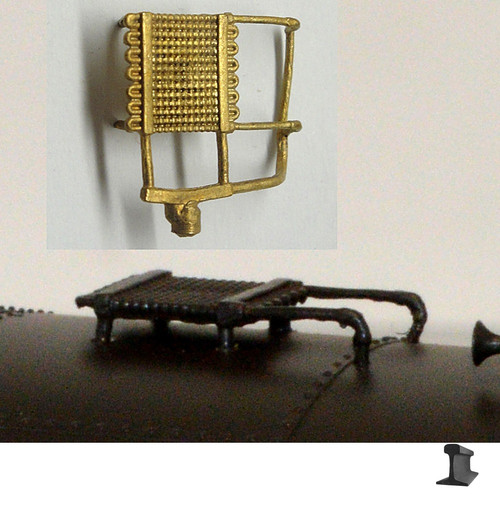 Cal Scale ~ HO Scale ~ F Unit Roof Mount Radiator ~ 684