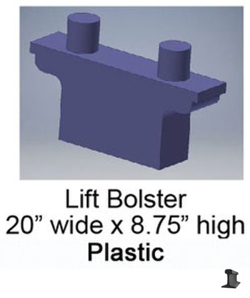 Cal Scale ~ HO Scale ~ Locomotive Deck Lift Bolsters ~ 4 Pieces ~ 738