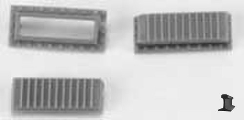 Cal Scale ~ HO Scale ~ Dynamic Brake Roof Grid ~ 2 Pieces ~ 749