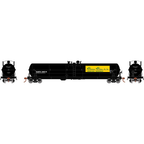 Athearn ~ HO Scale ~ 62' Tank Car ~ GATX #34014 ~ 2213