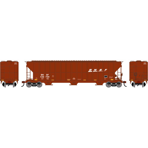 Athearn ~ HO Scale ~ FMC 4700 Covered Hopper ~ BNSF #436709 ~ 2483