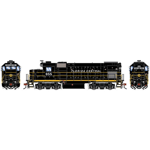Athearn Genesis ~ HO Scale ~ GP15-1 ~ Florida Central FCEN #655 ~ DCC Sound ~ 1895