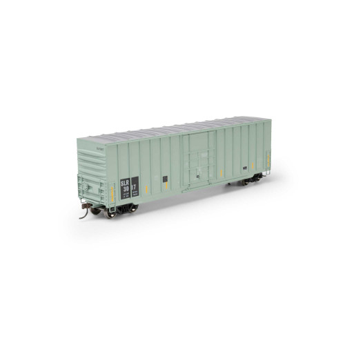 Athearn Roundhouse ~ HO Scale ~ 50' Exterior Post High Cube Plug Door Box Car ~ St. Lawrence and Atlantic Railroad SLR #3017 ~ 2084
