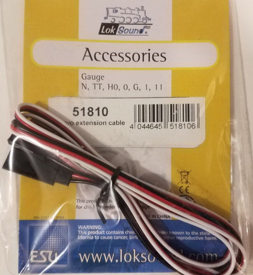 ESU 51810 ~ Servo Motor Extension Cable 3 Pole