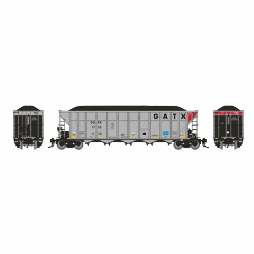 Rapido ~ HO Scale ~ AutoFlood III RD Coal Hopper ~ GATX ~ GGPX ~ #1767 ~ 169012A