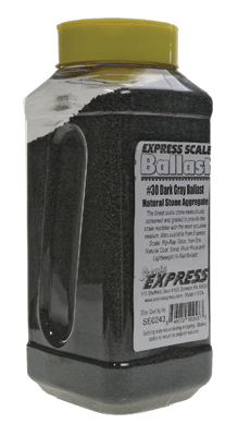 Scenic Express ~ O Scale ~ Natural Stone Ballast #30 for HO & O Scale ~ SE0243