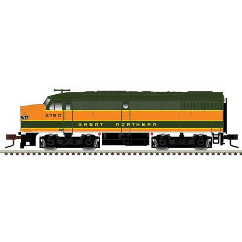 Atlas ~ N Scale ~ Great Northern ~ Alco FA1 ~ Large Numberboards ~ DC ~ Master Silver ~ 40005059