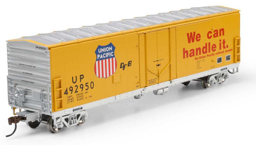 Athearn ~ HO Scale ~ 50' Youngstown Plug Door Box Car ~ Union Pacific UP #492950 ~ 2054