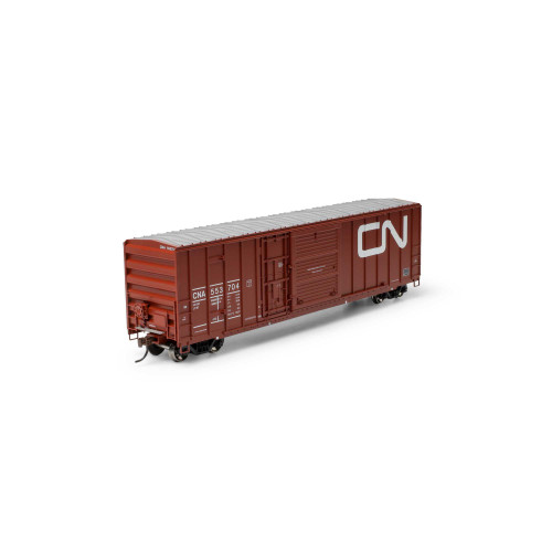 Athearn ~ HO Scale ~ 50' FMC 5277 Combo Door Box Car ~ Canadian National CN #553704 ~ 2132