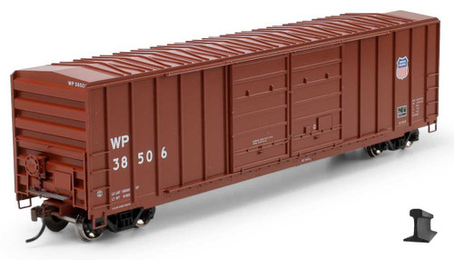 Athearn ~ HO Scale ~ 50' FMC 5077 Centered Double Door Box Car ~ Union Pacific WP #38506 ~ 2910