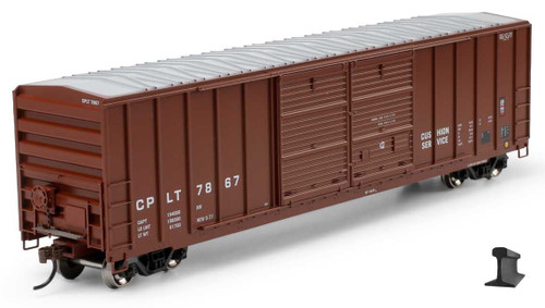 Athearn ~ HO Scale ~ 50' FMC 5077 Centered Double Door Box Car ~ Camino, Placerville & Lake Tahoe RR CPLT #7867 ~ 2926