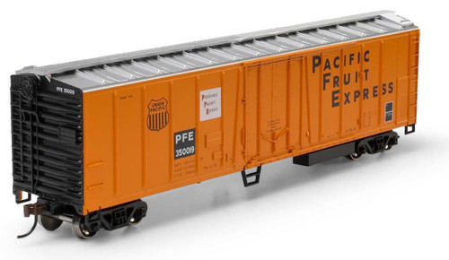 Athearn Roundhouse ~ HO Scale ~ 50' Exterior Post Mechanical Reefer ~ Pacific Fruit Express PFE #350019 ~ 3064