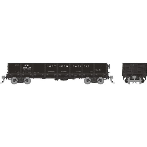Rapido ~ HO Scale ~ 40' Drop Bottom Gondola ~ 1940 Scheme ~ Northern Pacific NP #50092 ~ 163002-50092