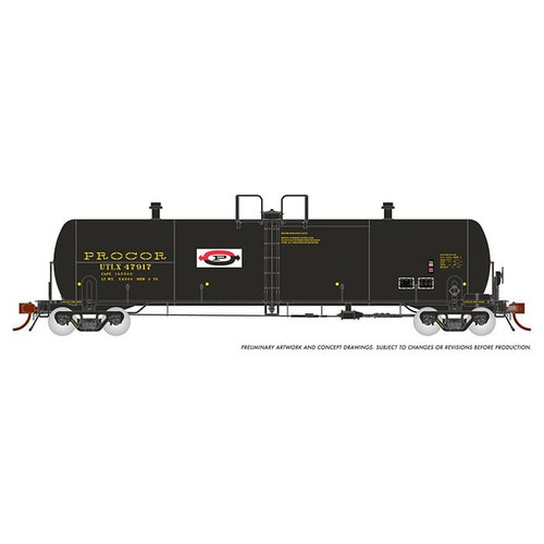 Rapido ~ HO Scale ~ Procor GP20 20,000-Gallon Tank Car ~ As Delivered Split P Logo ~ Union Tank Car UTLX #47912 ~ 135002-47912