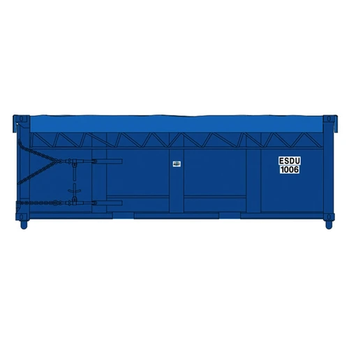 Atlas ~ HO Scale ~ Master ~ 8 1/2' Waste Containers ~ 6-Pack ~ Seaport Containers ~ 20008465