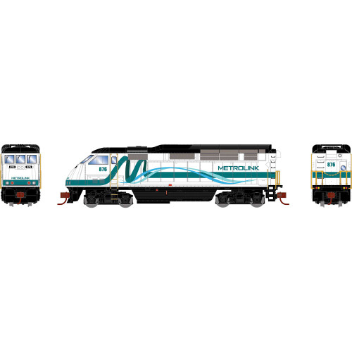 Athearn ~ N Scale ~ F59 PHI ~ Metrolink SCAX #876 ~ DC Version ~ 15871