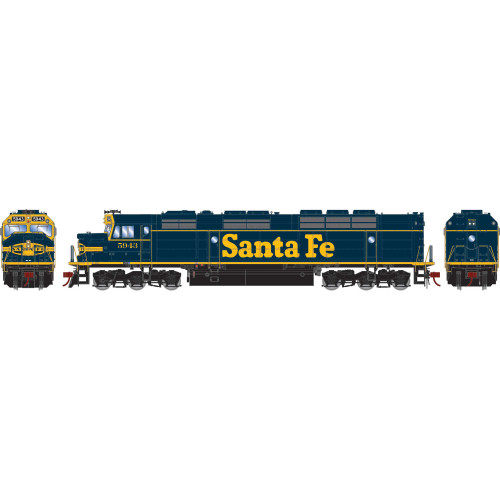 Athearn ~ N Scale ~ FP45 ~ Santa Fe ATSF #5943 ~ DCC Sound ~ 19182