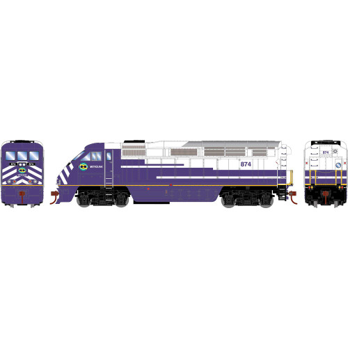 Athearn ~ HO Scale ~ F59 PHI ~ Metrolink SCAX #874 ~ DCC Sound ~ 64958
