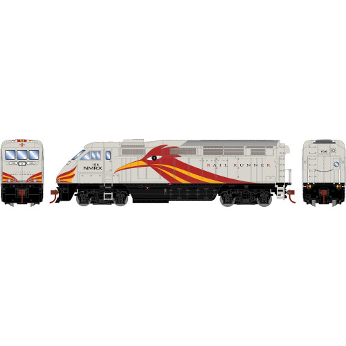 Athearn ~ HO Scale ~ F59 PHI ~ New Mexico Railrunner NMRX #106 ~ DCC Sound ~ 64954