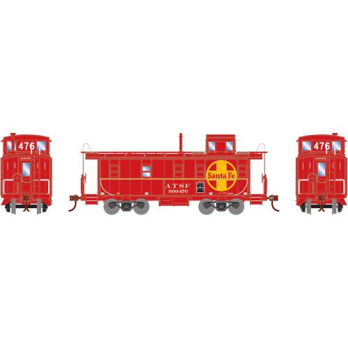 Athearn ~ HO Scale ~ Cupola Caboose ~ Santa Fe ATSF #999476 ~ 74028