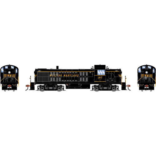 Athearn ~ HO Scale ~ RS-3 ~ Western Maryland WM #187 ~ DC ~ 2152