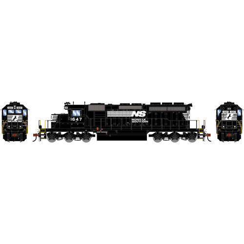 Athearn ~ HO Scale ~ SD40-2 ~ Norfolk Southern NS #1647 Ex-NW 1990s ~ DC ~ 2961