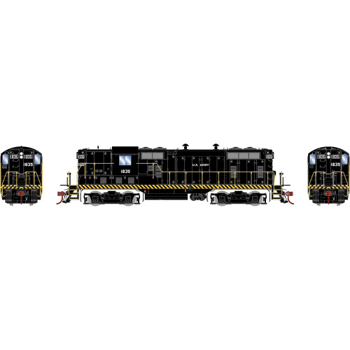 Athearn Genesis ~ HO Scale ~ GP7L ~ United States Army USAX #1835 ~ DC ~ 2303