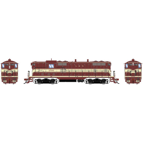 Athearn Genesis ~ HO Scale ~ GP7L ~ Louisville & Nashville LN #1700 ~ DC ~ 2307