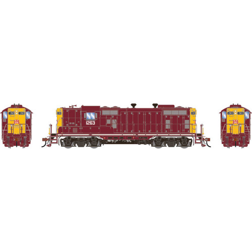 Athearn Genesis ~ HO Scale ~ GP7 ~ Rock Island RI #1263 ~ Primed For Grime ~ DC ~ 2279