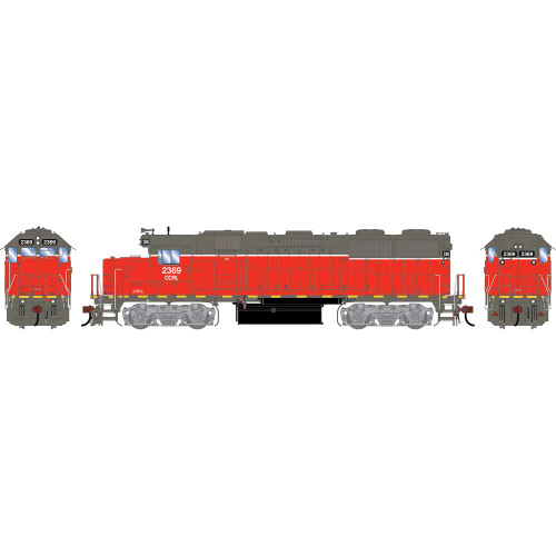 Athearn Genesis ~ HO Scale ~ GP39-2 PH III ~ Cleveland Commercial Railroad CCRL #2369 ~ DCC Sound ~ 2418