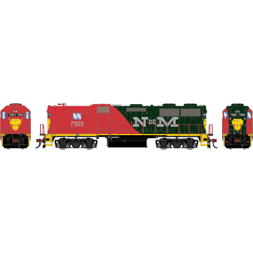 Athearn Genesis ~ HO Scale ~ GP49 ~ National Railways of Mexico NDEM #7909 ~ Legendary Liveries ~ DC Version ~ 2425